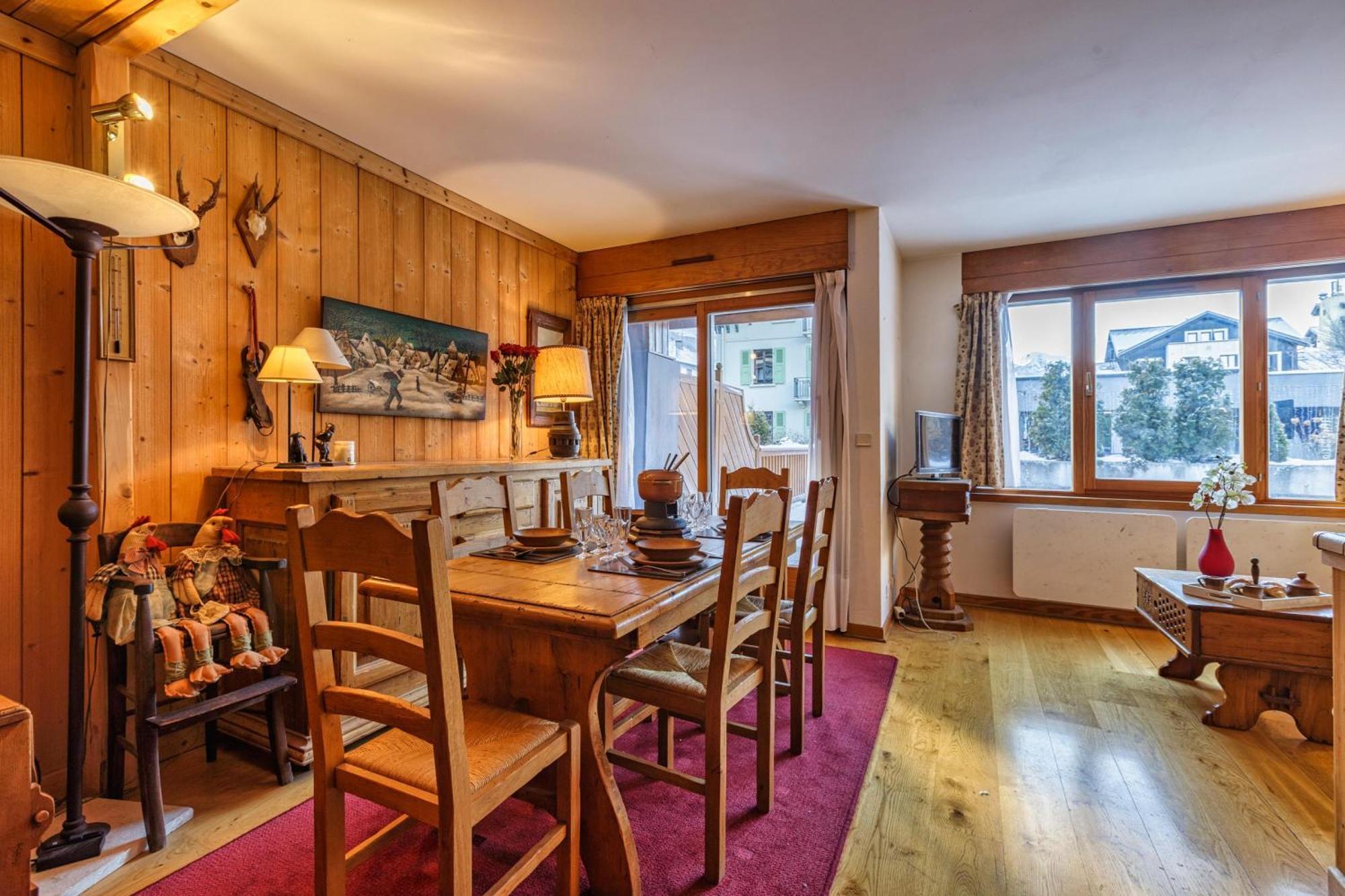 Duplex Aiguille Du Midi Large Terrasse - Happy Rentals Chamonix Exterior foto