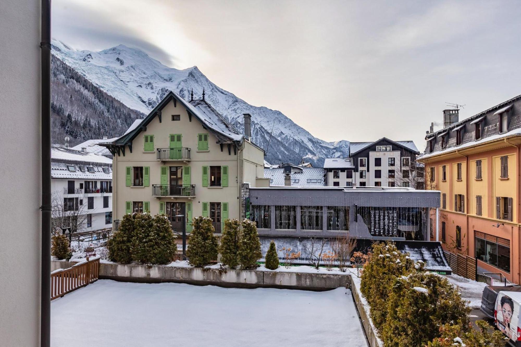 Duplex Aiguille Du Midi Large Terrasse - Happy Rentals Chamonix Exterior foto
