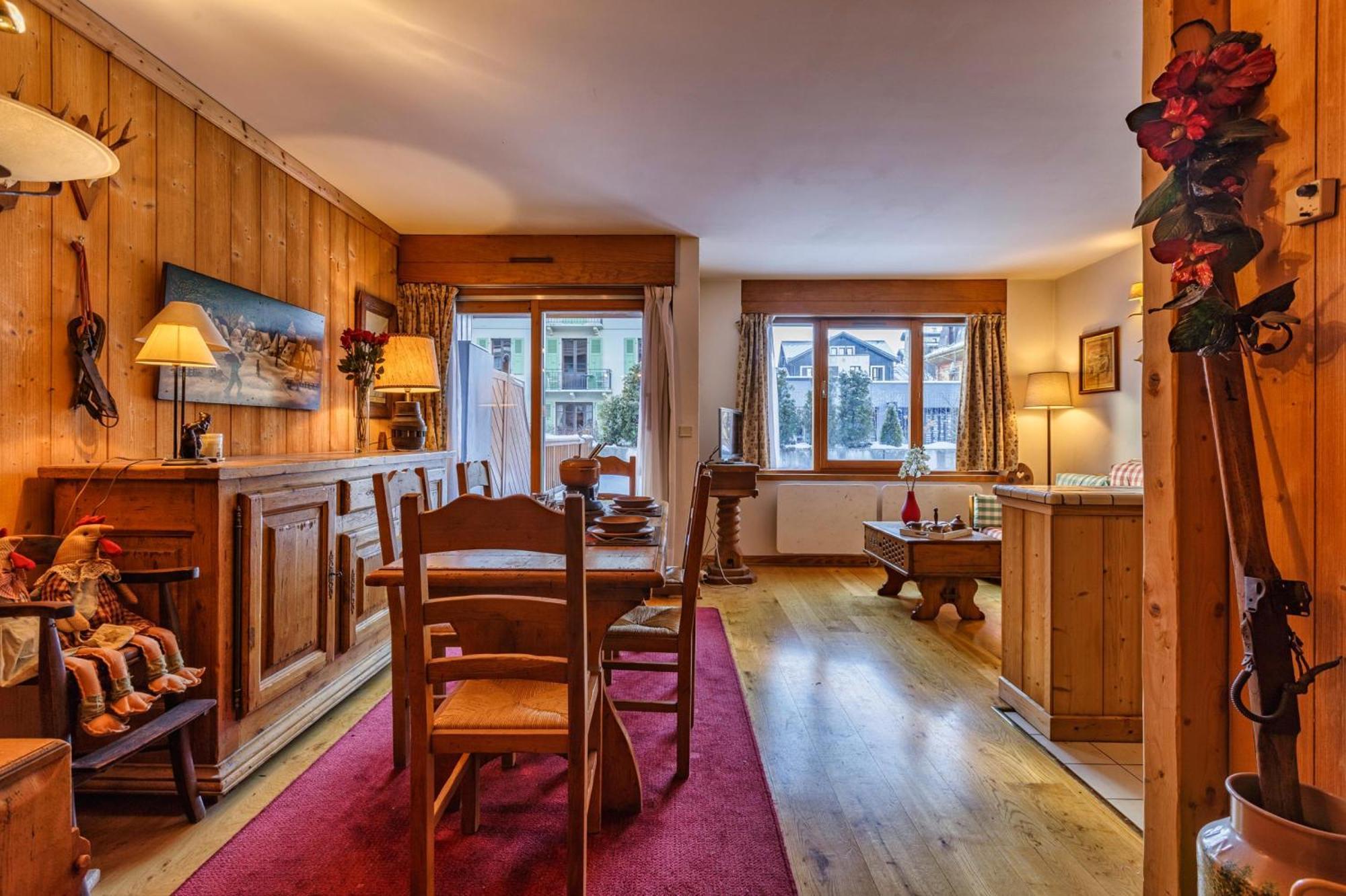 Duplex Aiguille Du Midi Large Terrasse - Happy Rentals Chamonix Exterior foto
