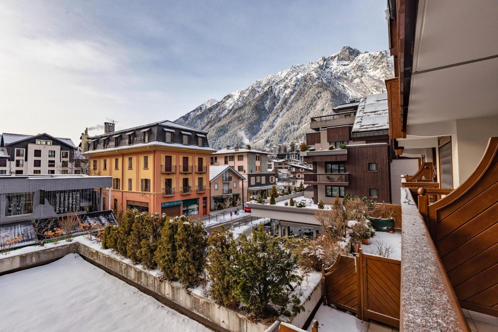 Duplex Aiguille Du Midi Large Terrasse - Happy Rentals Chamonix Exterior foto