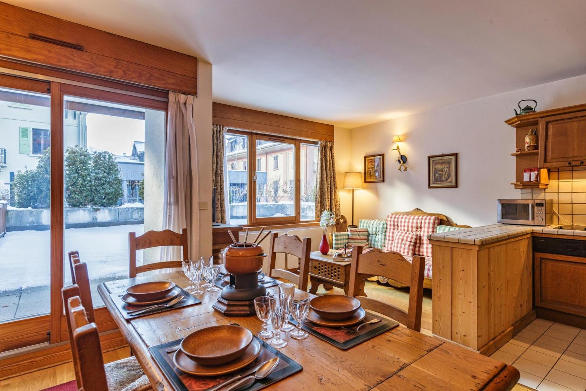 Duplex Aiguille Du Midi Large Terrasse - Happy Rentals Chamonix Exterior foto