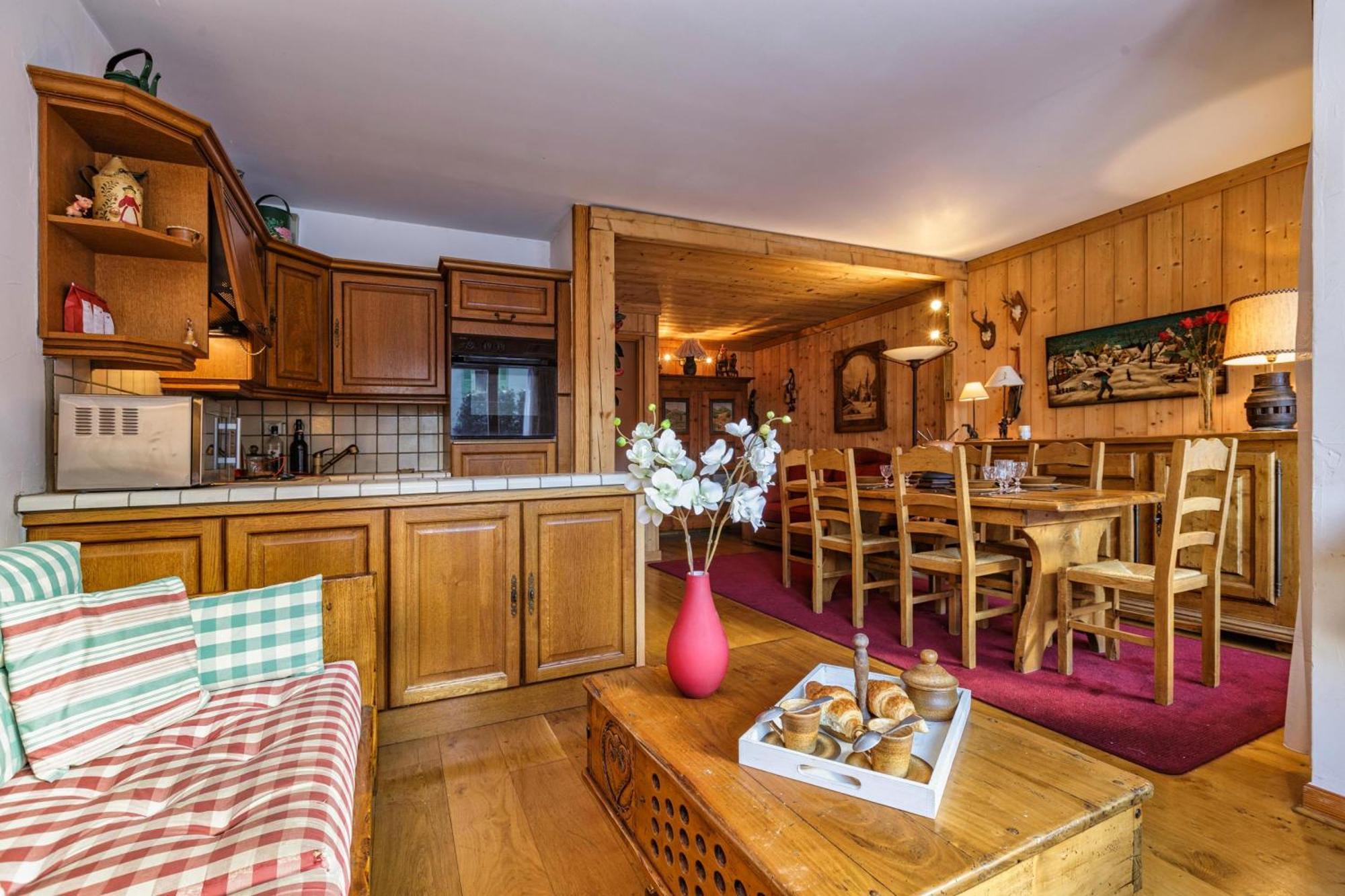 Duplex Aiguille Du Midi Large Terrasse - Happy Rentals Chamonix Exterior foto