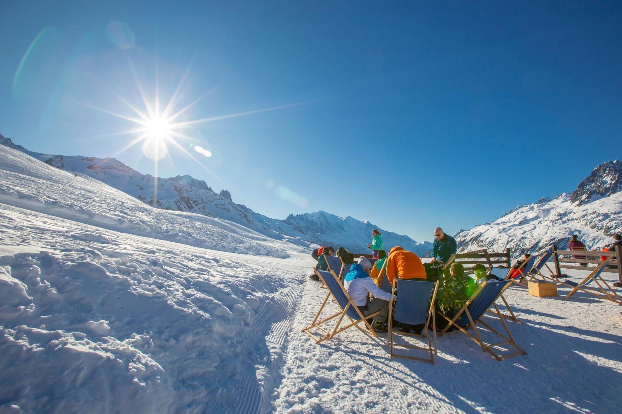 Duplex Aiguille Du Midi Large Terrasse - Happy Rentals Chamonix Exterior foto