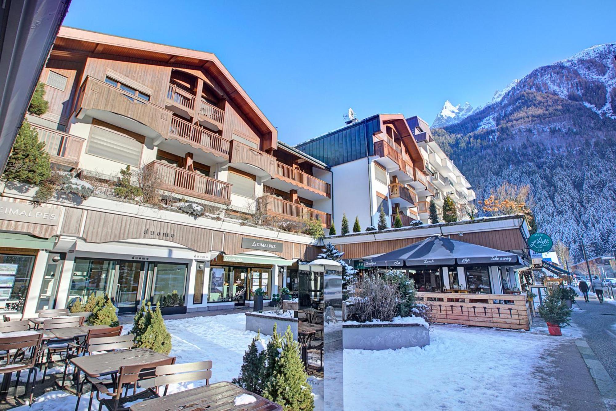 Duplex Aiguille Du Midi Large Terrasse - Happy Rentals Chamonix Exterior foto